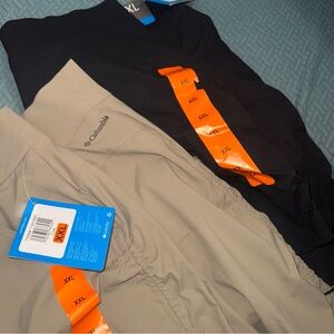 2 Nwt Columbia Women's Anytime Casual Skort, Tusk And Black X2 XXL U9